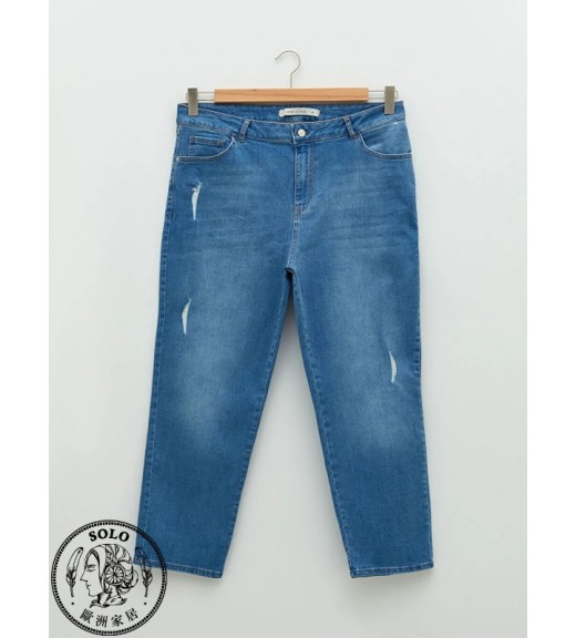 COTTON WOVEN TROUSERS  - MEDIUM RODEO