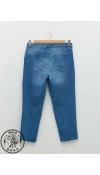 COTTON WOVEN TROUSERS  - MEDIUM RODEO