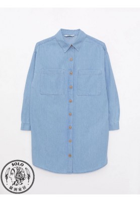 COTTON WOVEN DRESS - LIGHT RODEO