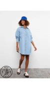 COTTON WOVEN DRESS - LIGHT RODEO