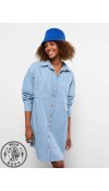COTTON WOVEN DRESS - LIGHT RODEO