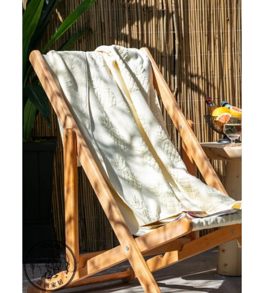 COTTON WOVEN TOWEL - LIGHT YELLOW /70H