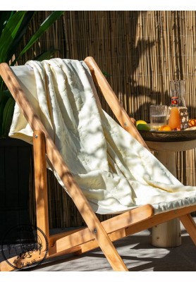 COTTON WOVEN TOWEL - LIGHT YELLOW /70H