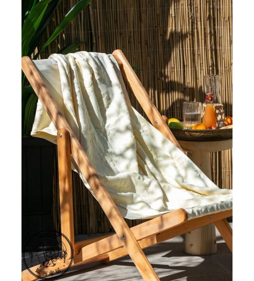 COTTON WOVEN TOWEL - LIGHT YELLOW /70H