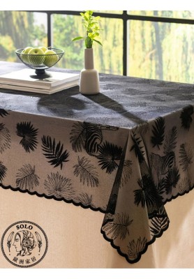 POLYESTER WOVEN TABLE CLOTH - MIX PRINTED/15H