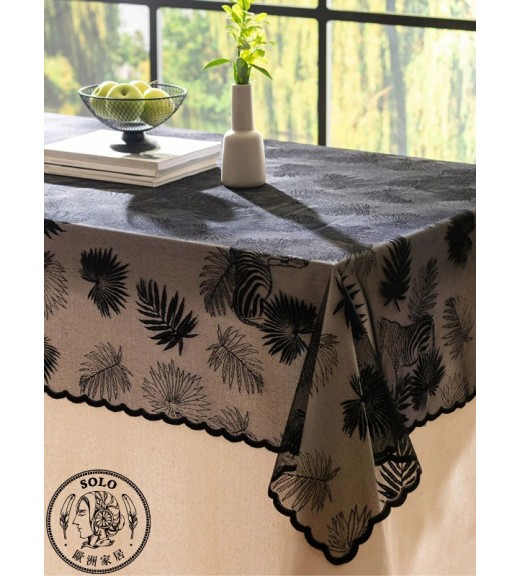 POLYESTER WOVEN TABLE CLOTH - MIX PRINTED/15H