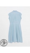 COTTON WOVEN DRESS - LIGHT RODEO