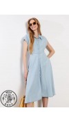 COTTON WOVEN DRESS - LIGHT RODEO