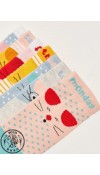 COTTON KNIT SOCKS - LIGHT PINK
