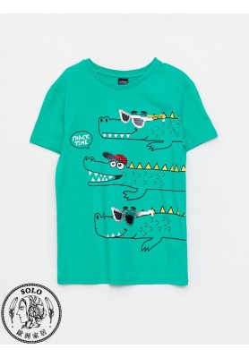 COTTON KNIT TSHIRT - MINT GREEN