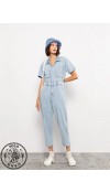 COTTON WOVEN OVERALLS - LIGHT RODEO
