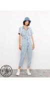 COTTON WOVEN OVERALLS - LIGHT RODEO