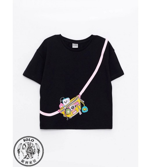 COTTON KNIT TSHIRT - NEW BLACK