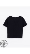 COTTON KNIT TSHIRT - NEW BLACK