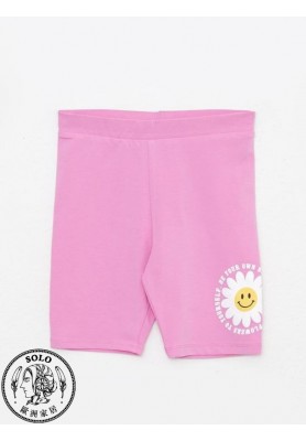 COTTON KNIT LEGGINGS - PINK LILAC