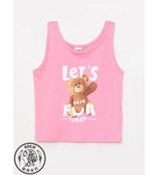 COTTON KNIT TANKTOP - PINK