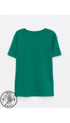 COTTON KNIT TSHIRT - MID GREEN