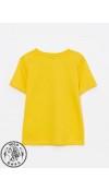 COTTON KNIT TSHIRT - MID YELLOW