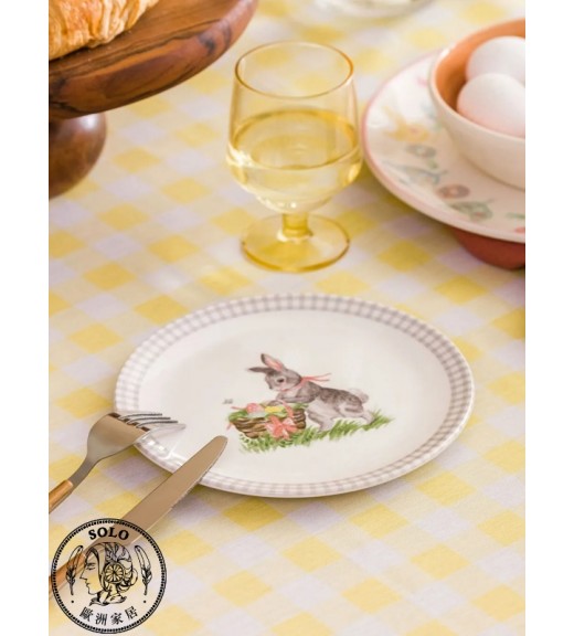 BUNNY PLATE(1) 19CM