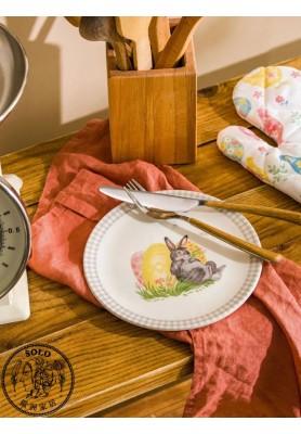 BUNNY PLATE(2)  19CM   
