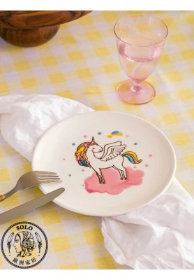 UNICORN PLATE 21CM