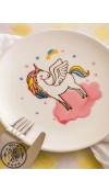 UNICORN PLATE 21CM