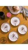 FLOWER PLATE 19CM   