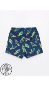 SWIMMING SUIT NAVY PRINTED            