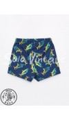 SWIMMING SUIT NAVY PRINTED            