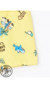 SWIMMING SUIT YELLOW PRINT         
