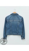 COTTON WOVEN SHORT COAT - MID RODEO