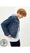COTTON WOVEN SHORT COAT - MID RODEO