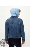 COTTON WOVEN SHORT COAT - MID RODEO
