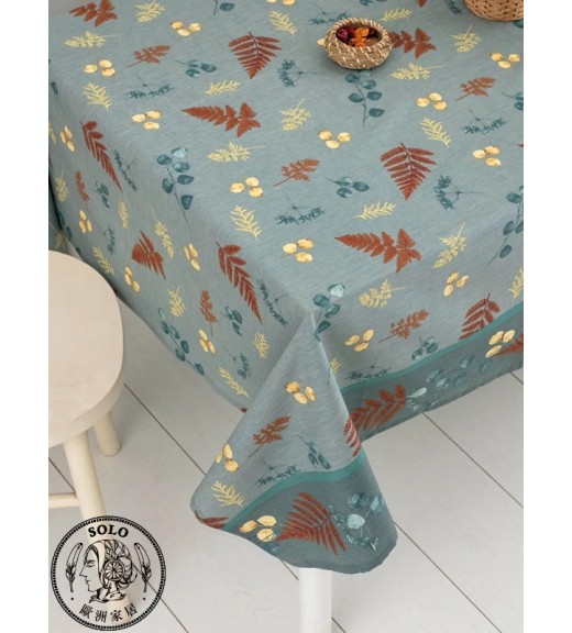 COTTON WOVEN TABLE CLOTH - MIX PRINTED/15H