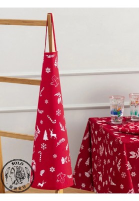 COTTON PLASTIC APRON - MIX PRINTED/STD
