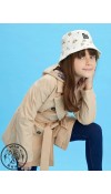 POLYESTER WOVEN TRENCHCOAT - DARK BEIGE