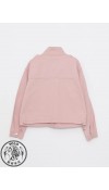 COTTON WOVEN SHORT COAT - PINK
