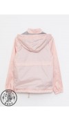 POLYESTER WOVEN SHORT COAT - POWDER PINK