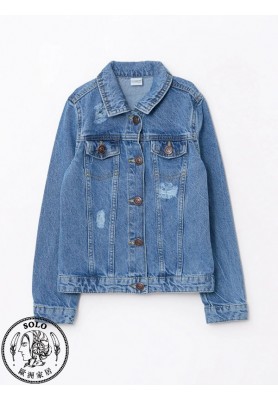 COTTON WOVEN SHORT COAT - MEDIUM RODEO