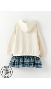 COTTON KNIT DRESS - CREAM