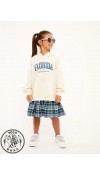 COTTON KNIT DRESS - CREAM