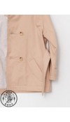 COTTON WOVEN TRENCHCOAT - DARK BEIGE