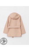 COTTON WOVEN TRENCHCOAT - DARK BEIGE