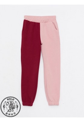 COTTON WOVEN TROUSERS - DULL PINK