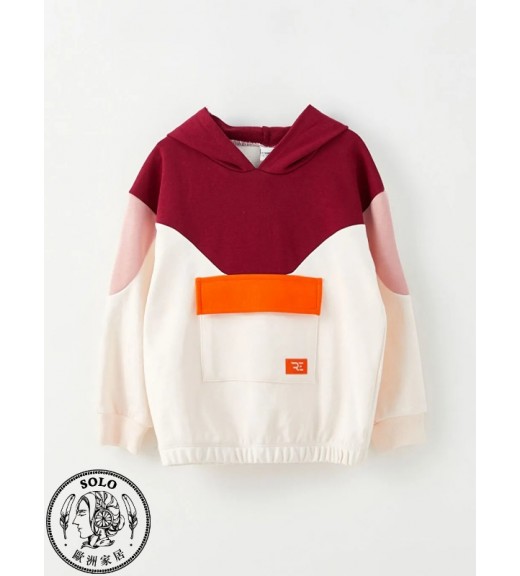 COTTON KNIT SWEATSHIRT    - PALE PINK