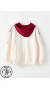 COTTON KNIT SWEATSHIRT    - PALE PINK