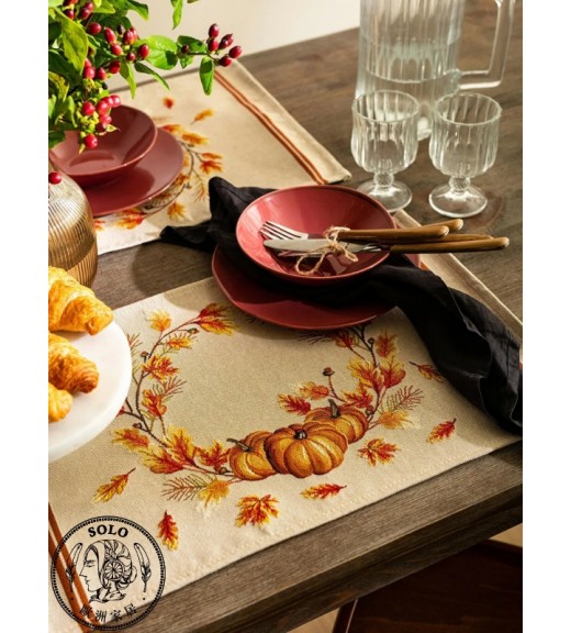 POLYESTER WOVEN TABLE MAT - MIX PRINTED/33Z