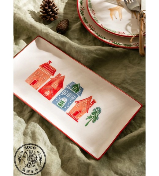 CERAMIC PLASTIC PLATE - MIX PRINTED/STD