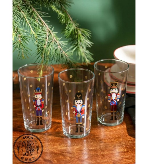 GLASS METAL WATER GLASS   - MIX PRINTED/STD