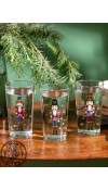 GLASS METAL WATER GLASS   - MIX PRINTED/STD